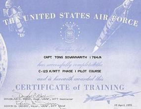 Qualification Fairchild C-123K