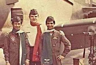 Lt Sunheng Ourk (8a), USAF Capt. Marchessault and 2nd.Lt Chay Reth (8B)