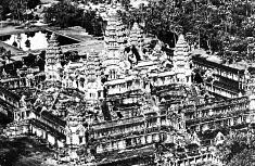 Aerial view of Angkor Wat