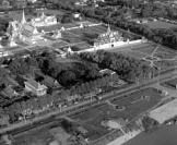 Phnom-Penh, aerial view of the Royal Palace